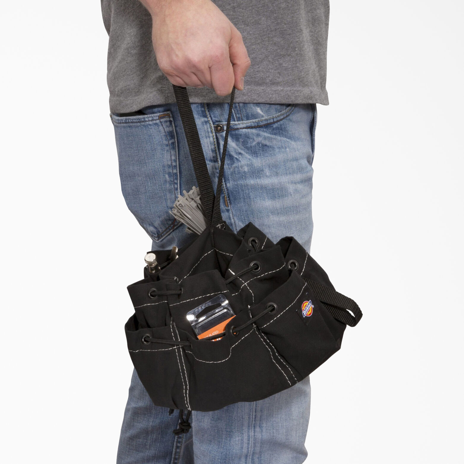 Tool Storage Tote 57084 Details about / Dickies Black 12 in Work Bag